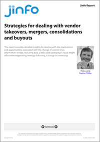 Strategies for dealing with vendor takeovers, mergers, consolidations and buyouts